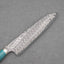 Nigara "Anmon" R2/SG2 49 Layers Kurosome Damascus 210mm Gyuto with Green Turquoise Handle