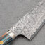 Nigara "Anmon" R2/SG2 49 Layers Kurosome Damascus 210mm Gyuto with Turquoise Timber Handle