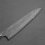 Nigara "Anmon" R2/SG2 49 Layers Kurosome Damascus 240mm Gyuto with Polished Emerald Tempest Acrylic Handle