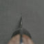 Nigara“Anmon”R2/SG2 49 層黑素大馬士革 135 毫米 Kiritsuke Petty 帶穩定木材/拋光虎眼壓克力手柄