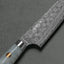 Nigara "Anmon" R2/SG2 49 Layers Kurosome Damascus 135mm Petty with Stabilized Wood / Polished Snow White Acrylic Handle