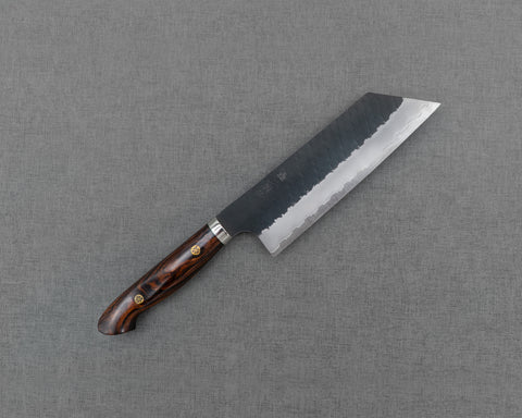 Nigara R2/SG2 Kurouchi Tsuchime 165mm Kiritsuke Nakiri with Ironwood Handle