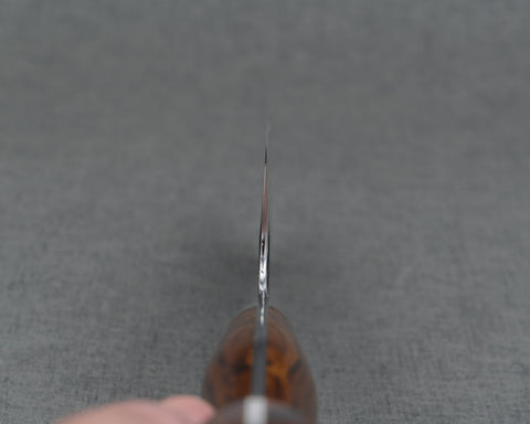 Nigara R2/SG2 Kurouchi Tsuchime 165mm Kiritsuke Nakiri with Ironwood Handle