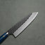 Nigara R2/SG2 Tsuchime Kurouchi 165mm Santoku with Polished Acrylic Blue Devil Handle