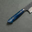 Nigara R2/SG2 Tsuchime Kurouchi 165mm Santoku with Polished Acrylic Blue Devil Handle
