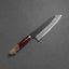Nigara R2/SG2 Tsuchime Kurouchi 165mm Santoku with Stabilized Wood / Polished Ruby Acrylic Handle