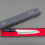 Nigara R2/SG2 Matt Migaki Tsuchime 240mm Gyuto with Polished Azure Sea Acrylic Handle