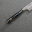 Nigara R2/SG2 Matt Migaki Tsuchime 135mm Honesuki with Polished Twilight Blue Acrylic Handle