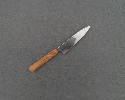 Naru "Kyoko Series" SLD 3-Layer Mirror Polished Blasting 130mm Petty with Olive Wood Handle