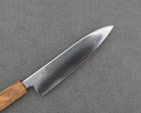 Naru "Kyoko Series" SLD 3-Layer Mirror Polished Blasting 130mm Petty with Olive Wood Handle