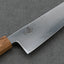 Naru "Kyoko Series" SLD 3-Layer Mirror Polished Blasting 170mm Santoku with Olive Wood Handle