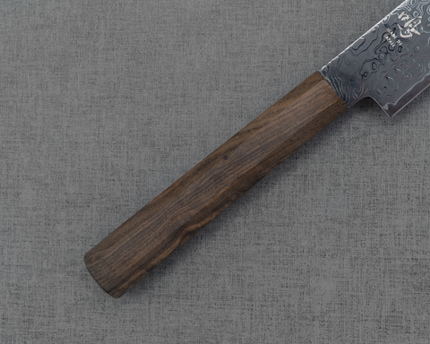 Naru "Eiko Series" R2/SG2 Kurosome Damascus 150mm Petty with Bubinga Handle