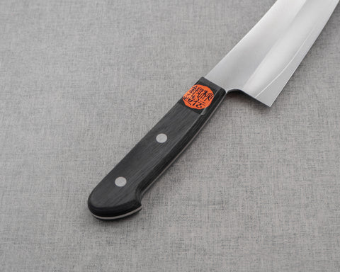 Shigeki Tanaka VG10 170mm Santoku with Western Black Pakkawood Handle