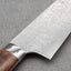 Takeshi Saji R2/SG2 Diamond Damascus 180mm Bunka with Ironwood Handle