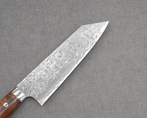 Takeshi Saji R2/SG2 Diamond Damascus 180mm Bunka with Ironwood Handle