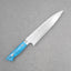 Takeshi Saji SRS13 Migaki Tsuchime Gyuto with Blue Turquoise Handle