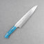 Takeshi Saji SRS13 Migaki Tsuchime Gyuto with Blue Turquoise Handle