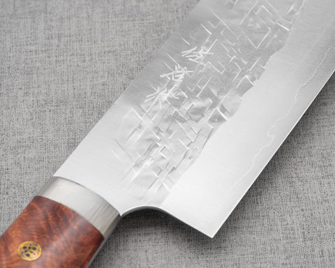 Takeshi Saji SRS13 Migaki Tsuchime 165mm Nakiri with Karin Wood Handle