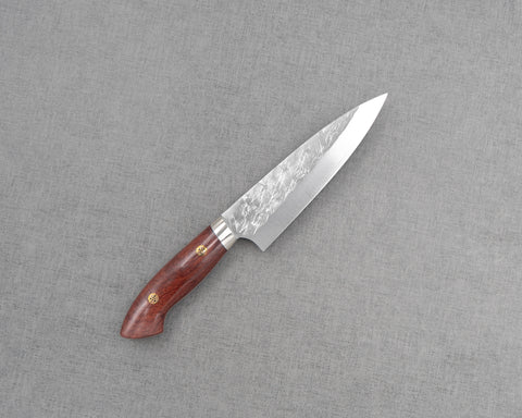 Takeshi Saji SRS13 Migaki Tsuchime 130mm Petty with Karin Wood Handle