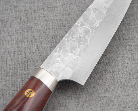 Takeshi Saji SRS13 Migaki Tsuchime 130mm Petty with Karin Wood Handle