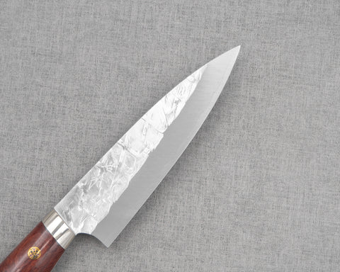 Takeshi Saji SRS13 Migaki Tsuchime 130mm Petty with Karin Wood Handle