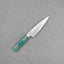 Takeshi Saji SRS13 Migaki Tsuchime 130mm Petty with Green Turquoise Handle