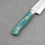 Takeshi Saji SRS13 Migaki Tsuchime 130mm Petty with Green Turquoise Handle