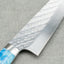 Takeshi Saji STRIX Mirror Tsuchime 175mm Bunka with Sea Wave Acrylic Handle