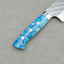 Takeshi Saji STRIX Mirror Tsuchime 175mm Bunka with Sea Wave Acrylic Handle