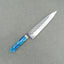 Takeshi Saji STRIX Mirror Tsuchime 210mm Gyuto with Sea Wave Acrylic Handle