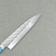 Takeshi Saji STRIX Mirror Tsuchime 210mm Gyuto with Sea Wave Acrylic Handle