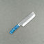 Takeshi Saji STRIX Mirror Tsuchime 160mm Nakiri with Sea Wave Acrylic Handle