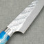 Takeshi Saji STRIX Mirror Tsuchime 130mm Petty with Sea Wave Acrylic Handle