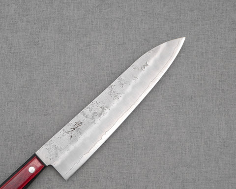 Tsunehisa Ginsan (Silver #3) Nashiji 210mm Gyuto