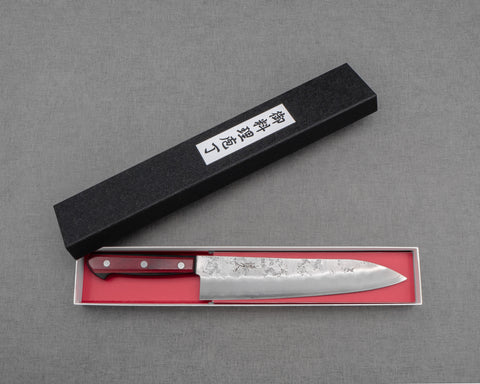 Tsunehisa Ginsan (Silver #3) Nashiji 210mm Gyuto