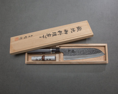 Tsukasa Hinoura Tamame Kitaeji 165mm 三德附烏木銀捲手柄