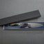 Yoshikazu Ikeda Mizu-Honyaki Shirogami #1 波紋鏡 240mm Gyuto 搭配穩定木/拋光祖母綠壓克力手柄