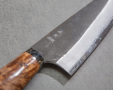 Buy Kato Uchihamono Damascus Petite Knife by Kato Knife Manufacturing Inc.  online at a reasonable price - HOCHO JAPAN
