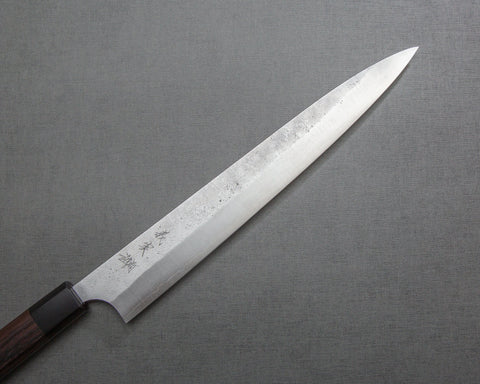 Yoshimi Kato Ginsan (Silver #3) Nashiji 270mm Sujihiki