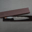 Yoshimi Kato R2/SG2 Black Damascus 210mm Gyuto with Stabilized Wood / Polished White Marble Acrylic Handle