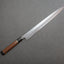 Nakagawa Aogami #1 Damascus 330mm Yanagiba with Lignum Vitae Handle and Saya