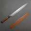 Nakagawa Aogami #1 Damascus 330mm Yanagiba with Lignum Vitae Handle and Saya
