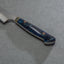 Nigara R2/SG2 Matt Migaki Tsuchime 135mm Honesuki with Polished Twilight Blue Acrylic Handle