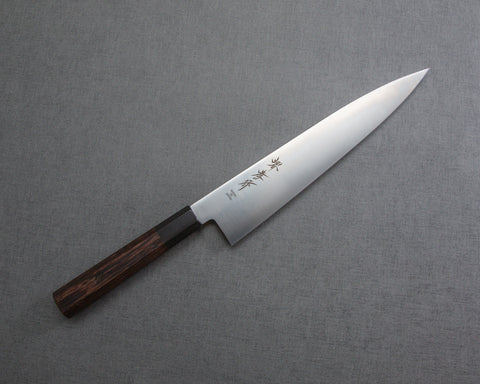 "Burrfection Knife" Sakai Takayuki by Ryky AUS8 240mm Gyuto with Buffalo Horn Handle