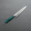 Shigeki Tanaka R2/SG2 Kurosome Damascus 135mm Petty with Pine Green Patterned Handle
