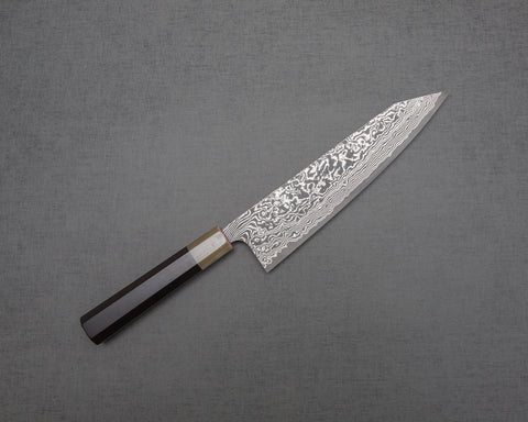 Nice Damascus/vg-10 Gyuto Chef Knife, Handle in Bocote/ebony