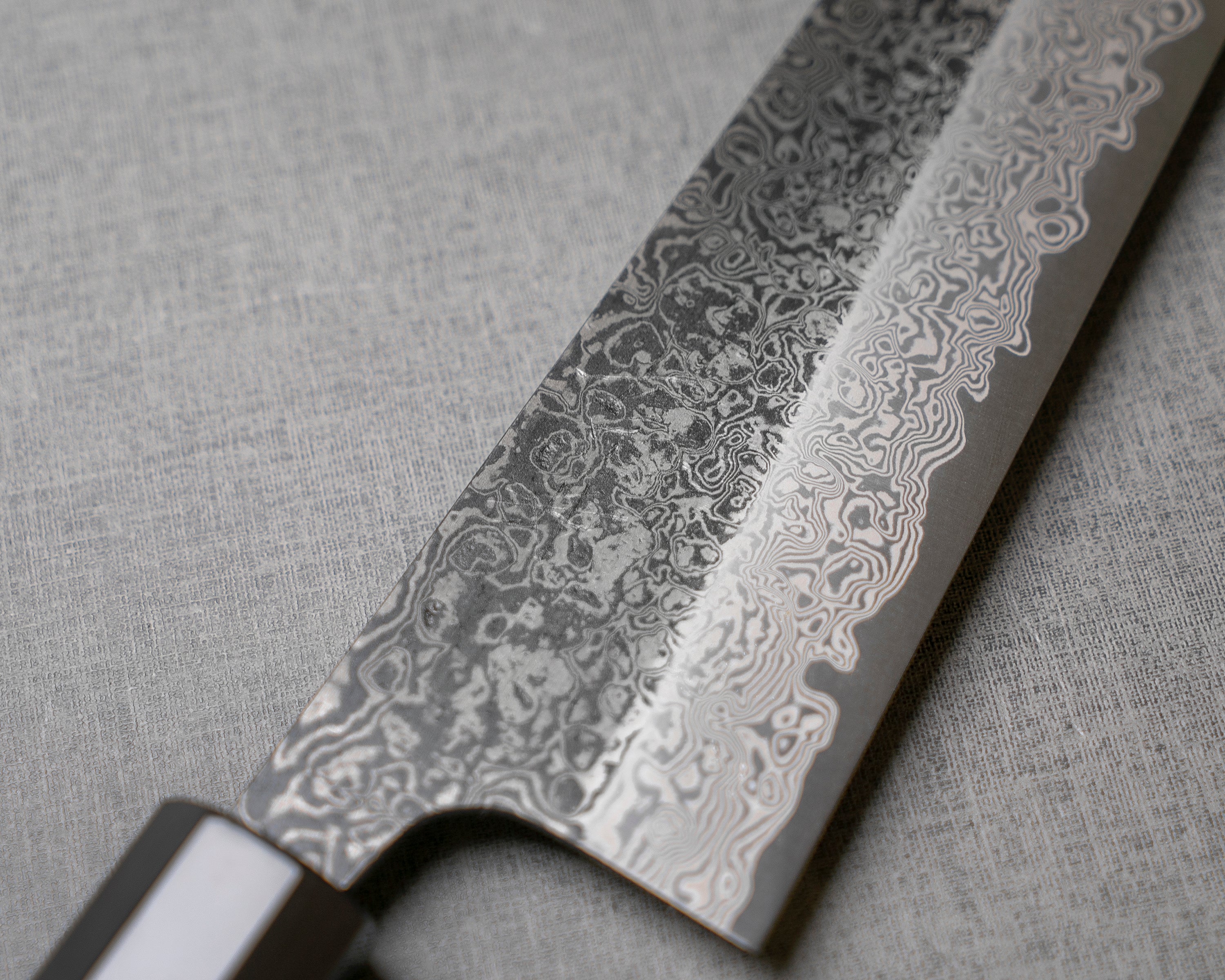 Yoshikane SLD Kurosome Damascus 210mm Kiritsuke Gyuto with Charred