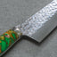 Yu Kurosaki "Senko" R2/SG2 180mm Gyuto with Polished Emerald Acrylic Handle