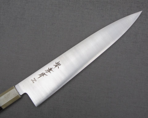 “Burrfection Knife” Sakai Takayuki by Ryky Blue #2 240mm Gyuto 配有優質烏木白色水牛角手柄